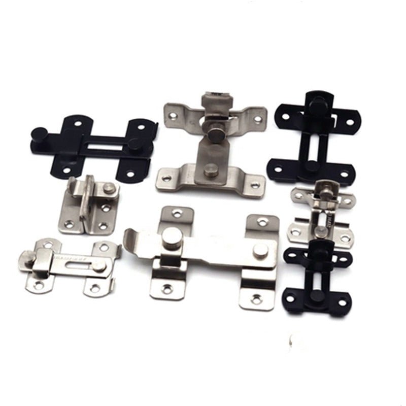 Stainless steel household bolt latch 90 degree anti - theft buckle - HomeDIYer