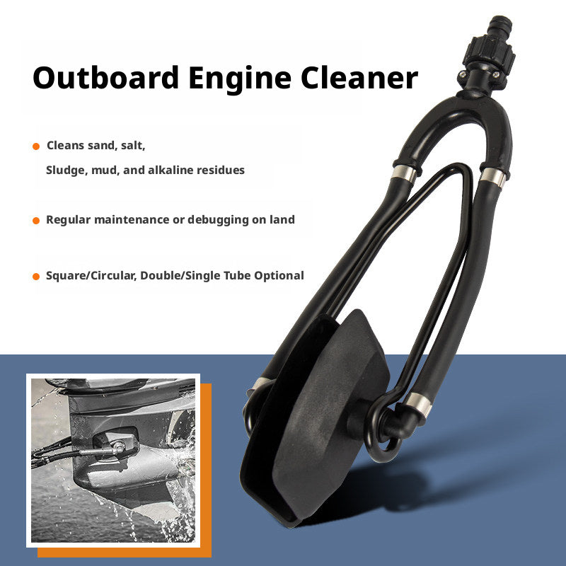 Outboard Motor Flusher – Dual & Single Flow Engine Flushing Clamp for Boat Maintenance, 4 Models