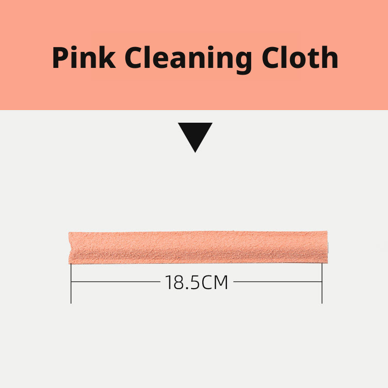 Flute Bore Cleaning Cloth & Silicone Probe Stick – Absorbent, Detachable, Multi‑Color (Green/Pink/Yellow/Blue)