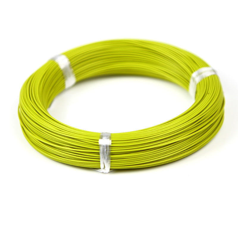 0.12~10mm2 PTFE Silver-plated Copper Stranded Electrical Wire Cable Audio Wire White-Yellow