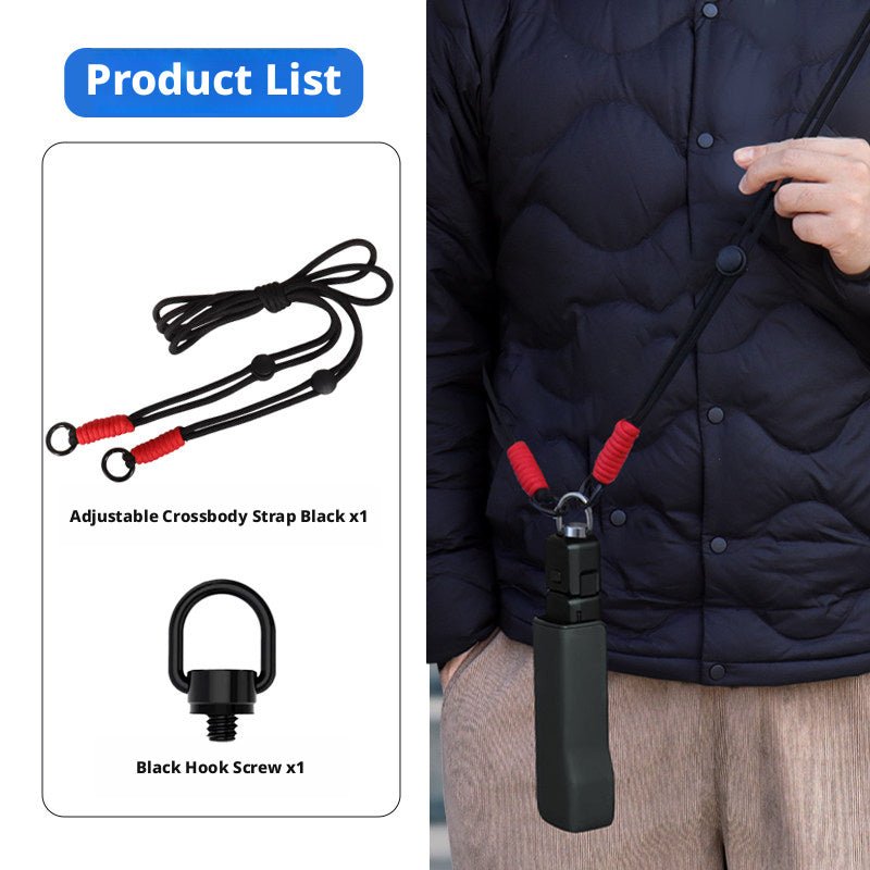 1/4" Camera Strap Screw Mount Adapter for DJI Pocket 3, Insta360 & Action Cameras - HomeDIYer