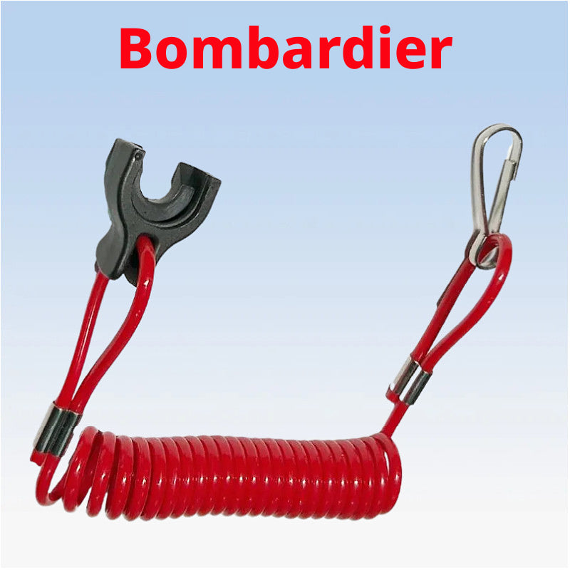 Outboard Motor Kill Switch Safety Lanyard – Emergency Stop Tether for Yamaha, Honda, Suzuki, Mercury & More