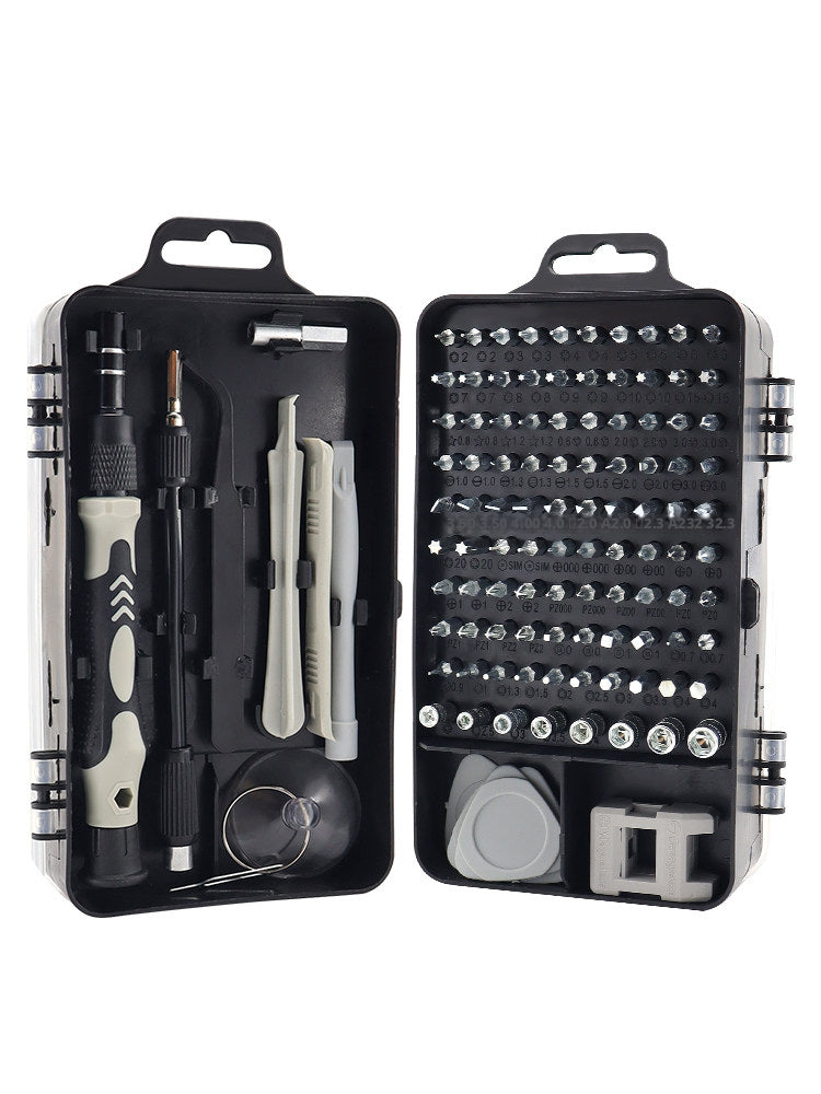 114/115-in-1 Precision Screwdriver Set with 98 Bits — Phone, Laptop & Electronics Repair Kit