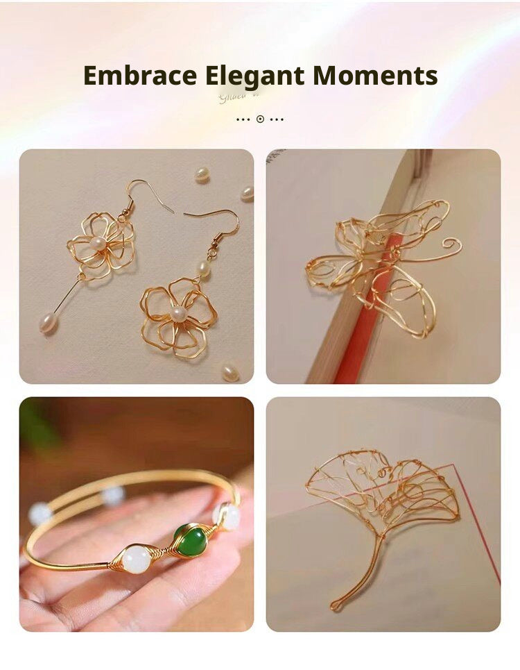 100m Color‑Retaining Copper Wire – DIY Wire Wrapping & Flower Making