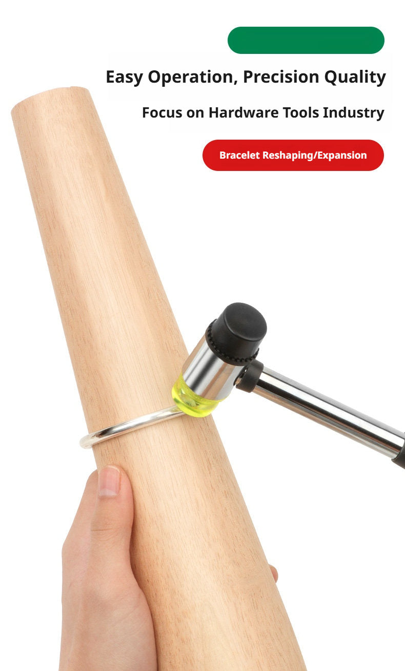 Bracelet & Ring Shaping Kit – Jewelry Repair Tools with Rubber Mallet
