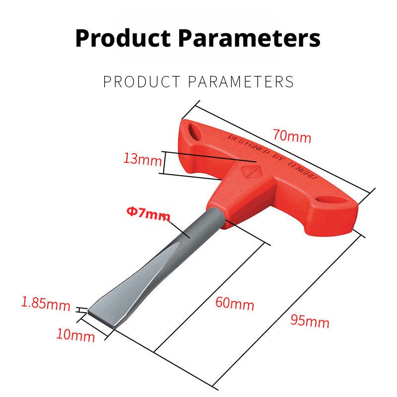 T - Handle Camera Screw Wrench for 1/4" and 3/8" Tripod Quick Release Plate - HomeDIYer