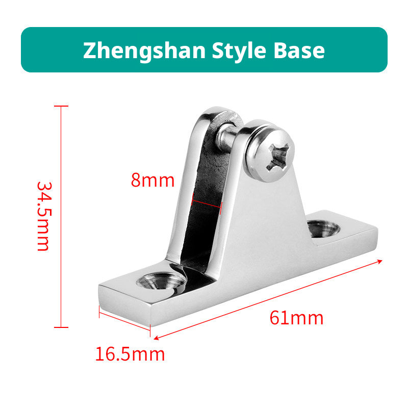 316 Stainless Steel Marine Rail Fittings ā Slide Caps, Sleeves & Mount Bases for Boat Bimini Tops & Canopies