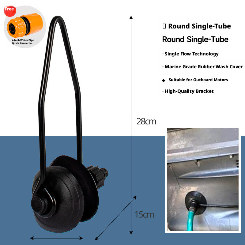 Outboard Motor Flusher – Dual & Single Flow Engine Flushing Clamp for Boat Maintenance, 4 Models