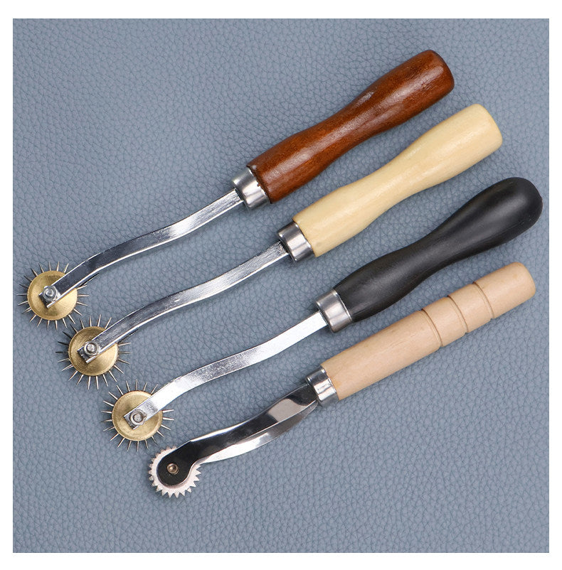 Leather Stitching Wheel – 2.5mm / 3.5mm Spacing for Hand Sewing & Saddle Stitch