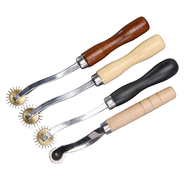 Leather Stitching Wheel – 2.5mm / 3.5mm Spacing for Hand Sewing & Saddle Stitch
