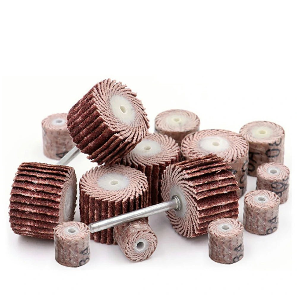 3mm Dia Sanding Flap Disc Grinding Flap Wheels Brush Sand For Dremel Accessories Tools For Abrasive Grinder Rotary For - HomeDIYer