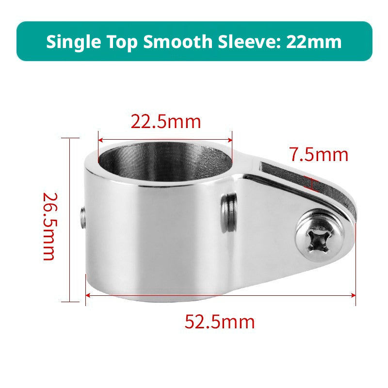 316 Stainless Steel Marine Rail Fittings ā Slide Caps, Sleeves & Mount Bases for Boat Bimini Tops & Canopies