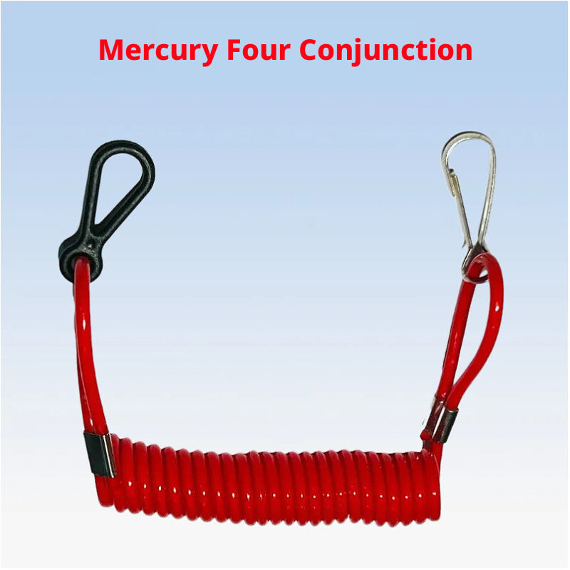 Outboard Motor Kill Switch Safety Lanyard – Emergency Stop Tether for Yamaha, Honda, Suzuki, Mercury & More