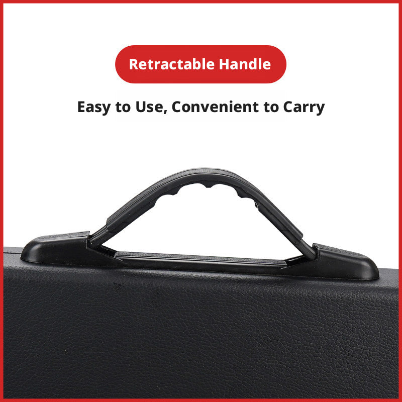MEIDASI Flute Case & Bag – 16/17‑Hole Wooden Box (Round/Square) + Leather + Canvas Bag