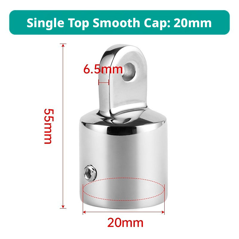 316 Stainless Steel Marine Rail Fittings ā Slide Caps, Sleeves & Mount Bases for Boat Bimini Tops & Canopies