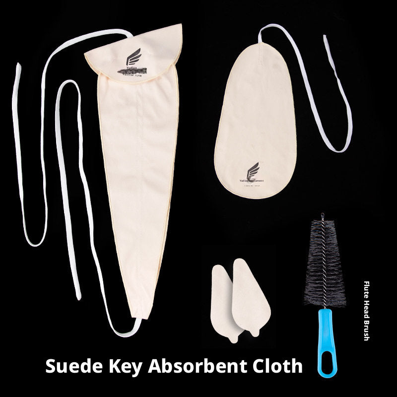Universal Alto & Tenor Sax Cleaning Cloth Kit – Suede Wipes for Inner Chamber, Moisture & Saliva