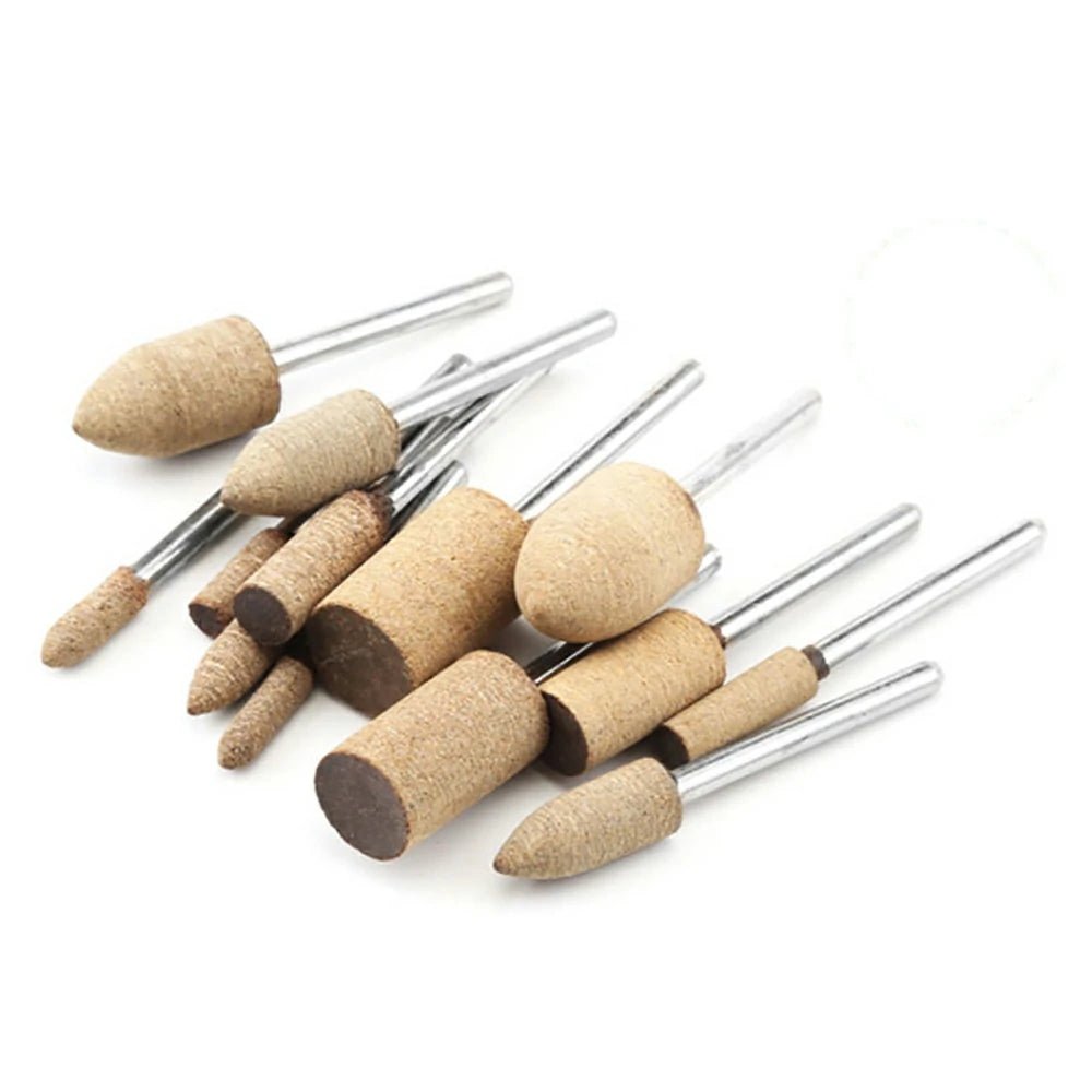 Leather Grinding Head Polishing Buffing Brush Wheel for Rotary Tools Dremel Accessories 2.35mm/3mm Shank - HomeDIYer