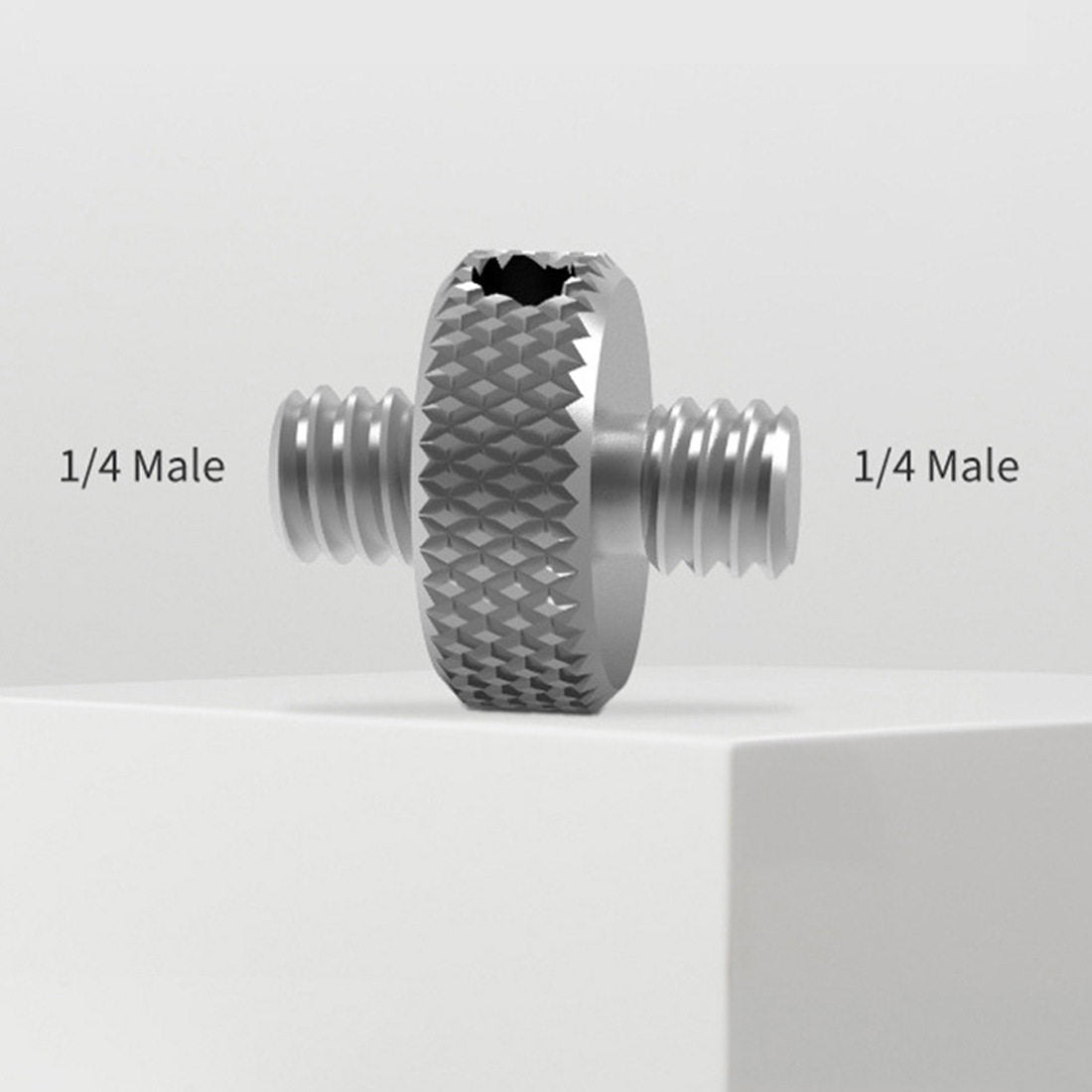 1/4" to 1/4" Double Male Threaded Screw Adapter for Camera Tripod Mount GoPro Action Cam - HomeDIYer