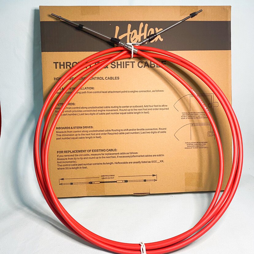 Outboard Throttle & Shift Control Cable – Yamaha Suzuki Honda Tohatsu, 4m–6.5m, Japanese Import