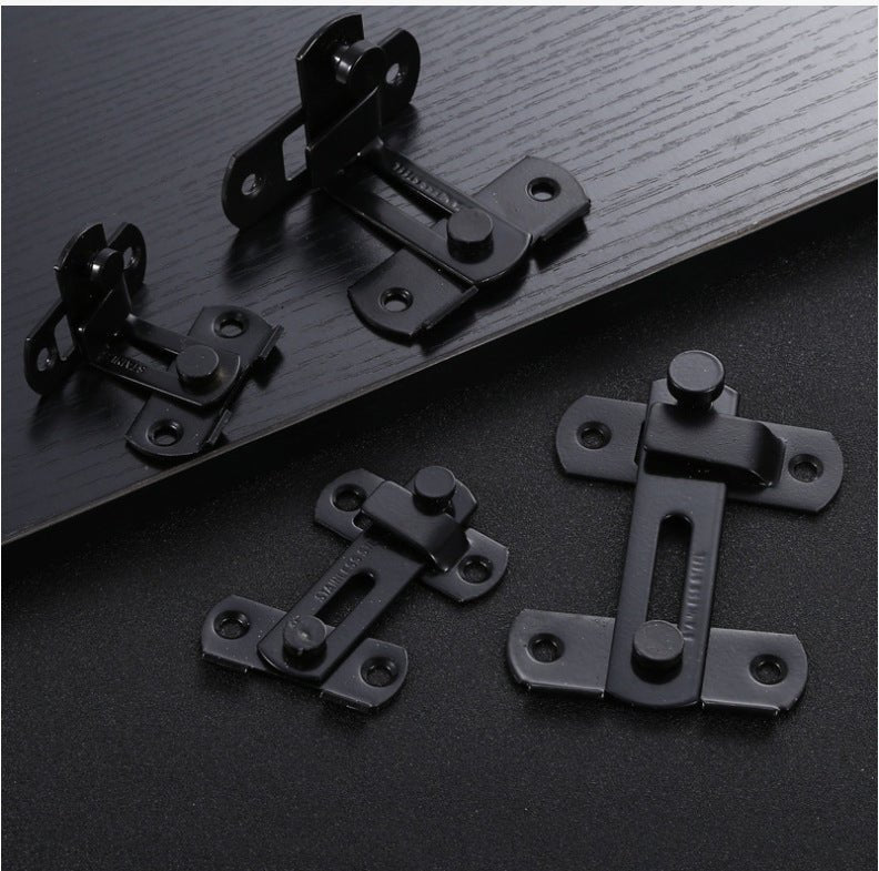 Stainless steel household bolt latch 90 degree anti - theft buckle - HomeDIYer