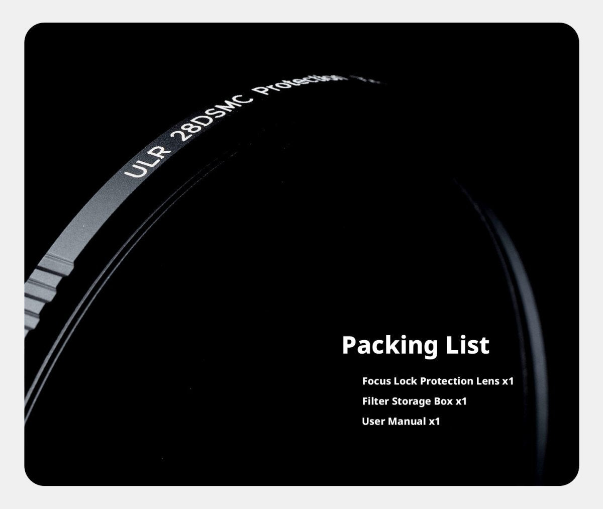 ULR 28DSMC UV Lens Protector Filter — 99.6% Transmittance, 28 - Layer Coating, Schott B270 Glass - HomeDIYer