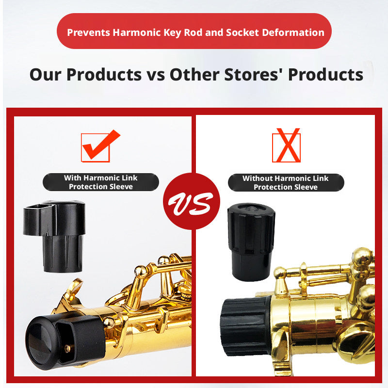 Saxophone Neck & Key Rod Protector Plug – Zhongsa for Alto/Tenor, Cisa for Soprano (Prevents Deformation)
