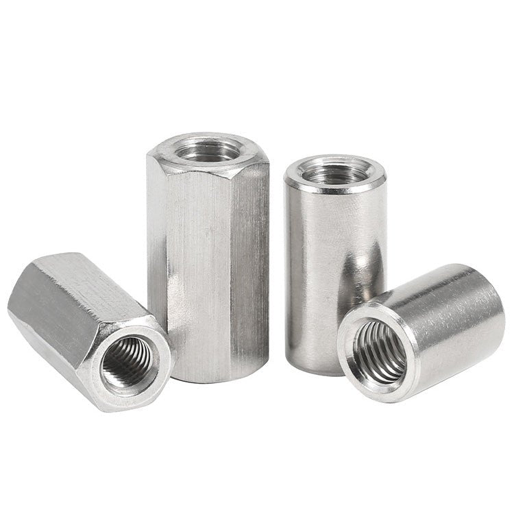 Round Connector Nuts 304 Stainless Steel Coupling Nut M3 M4 M5 M6 M8 M10 M12 M14 M16(10pcs) - HomeDIYer