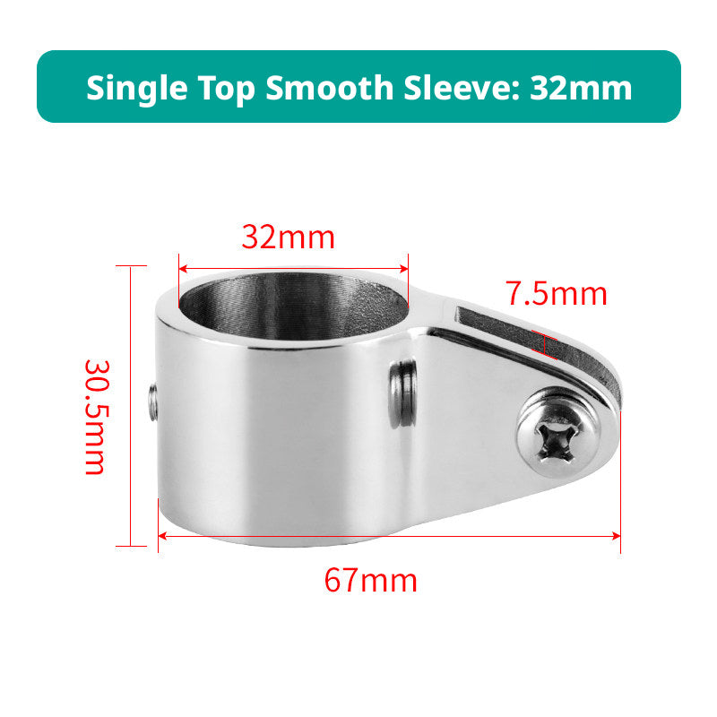 316 Stainless Steel Marine Rail Fittings ā Slide Caps, Sleeves & Mount Bases for Boat Bimini Tops & Canopies