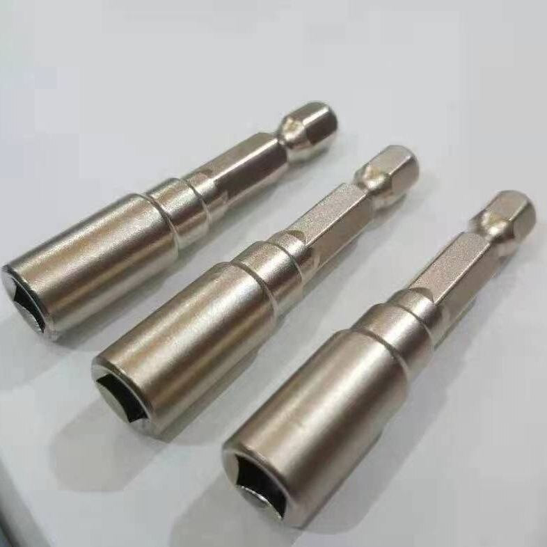 Electric Drill Drum Key Bit – Hex 6mm Shank, Square 5.5mm Socket for Fast Drum Tuning (1 or 3 Pack)