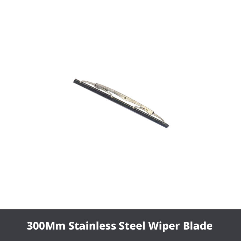 Marine Windshield Wiper Kit – 316 Stainless Steel Wiper Motor, Blade, Arm & Switch for Yachts, Sailboats & Cargo Ships, 12V / 24V