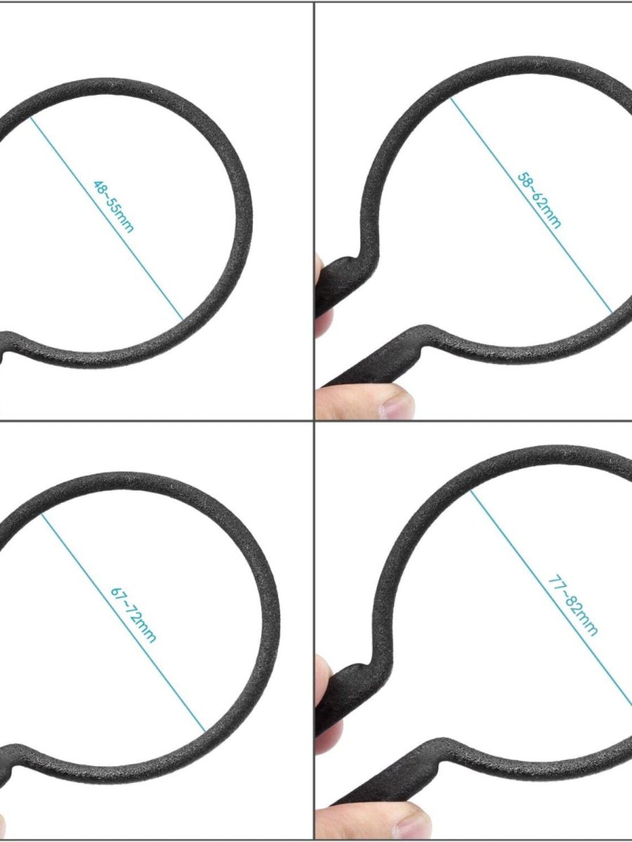 Camera Lens Filter Wrench Removal Tool — 8 - Piece Set for UV ND CPL Filters 48–82mm - HomeDIYer