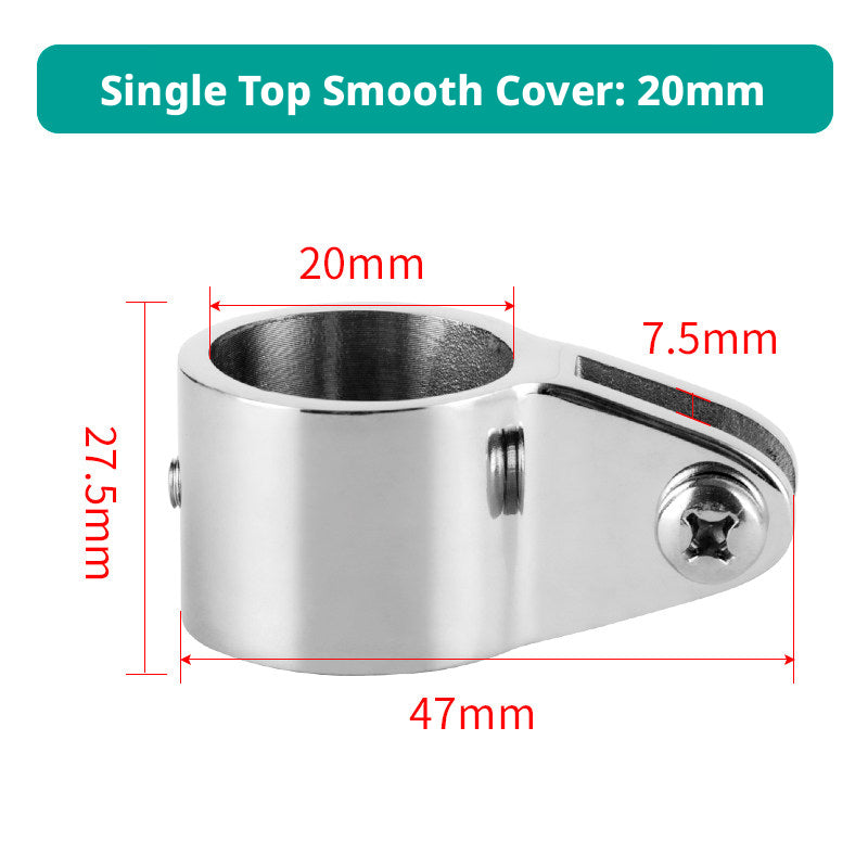 316 Stainless Steel Marine Rail Fittings ā Slide Caps, Sleeves & Mount Bases for Boat Bimini Tops & Canopies