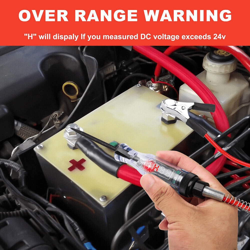 3 - 24V Car Digital Electric Voltage Circuit Tester Truck Automotive Light Test - HomeDIYer