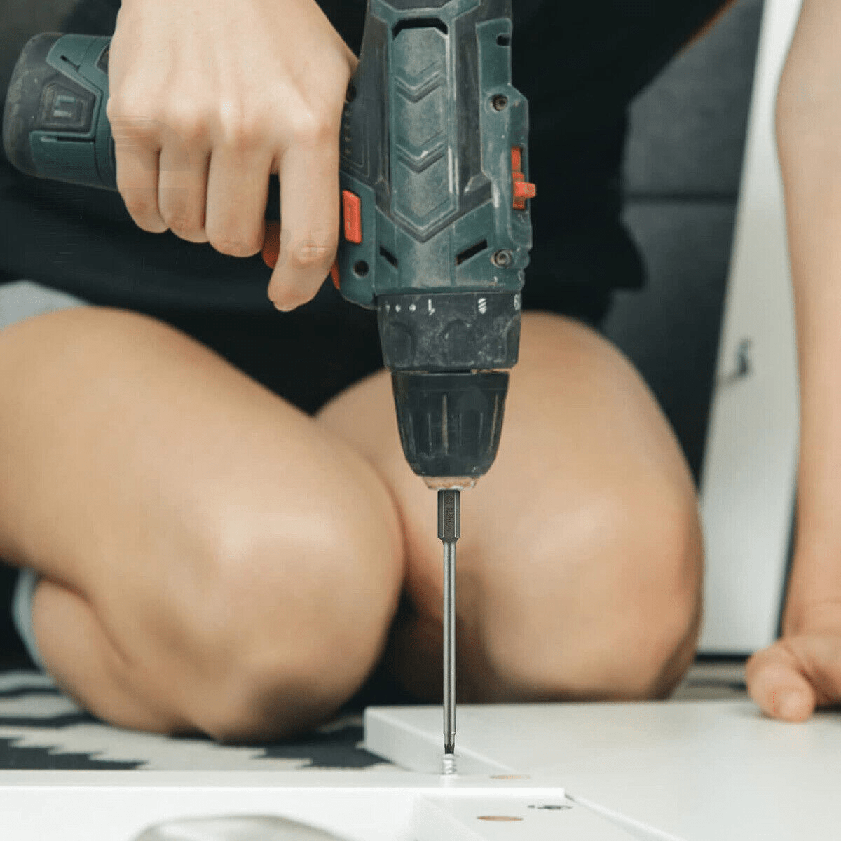 10Pcs 1.5 - 12mm Drill Bits Hex Screwdriver Set With Magnetic Allen Bit Shank 1/4" - HomeDIYer