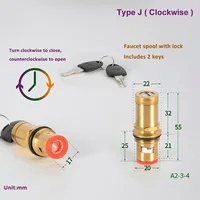 Universal Replacement Tap Valves Brass Ceramic Disc Cartridge Inner Faucet Valve - HomeDIYer
