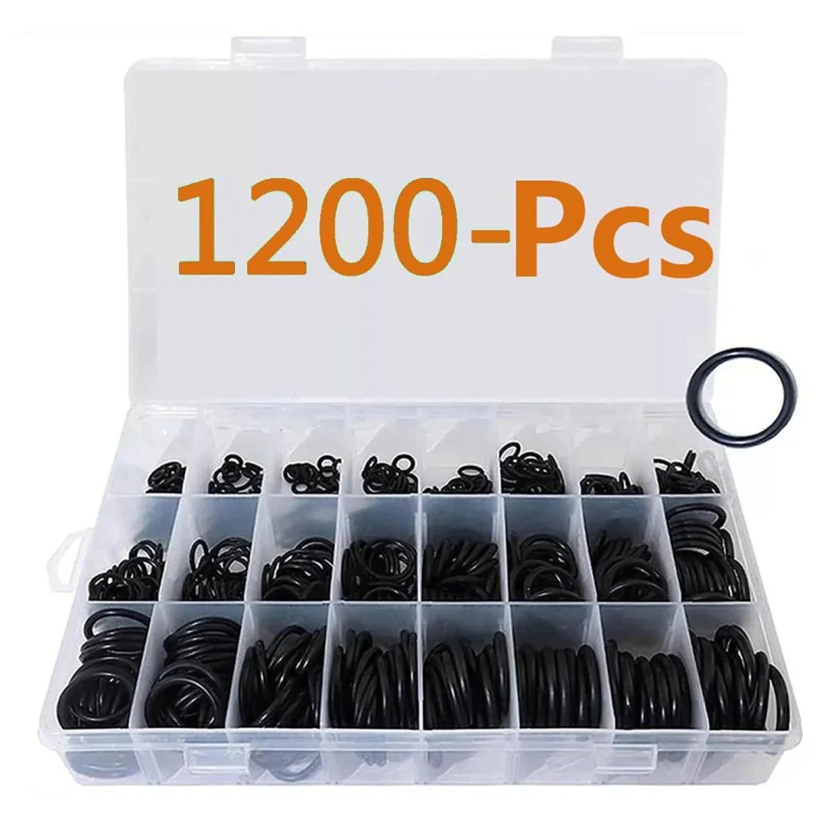 O Ring Assortment Rubber Sealing Rings Set O - Rings Oring Seal 1200 Pieces 6 - 28mm - HomeDIYer