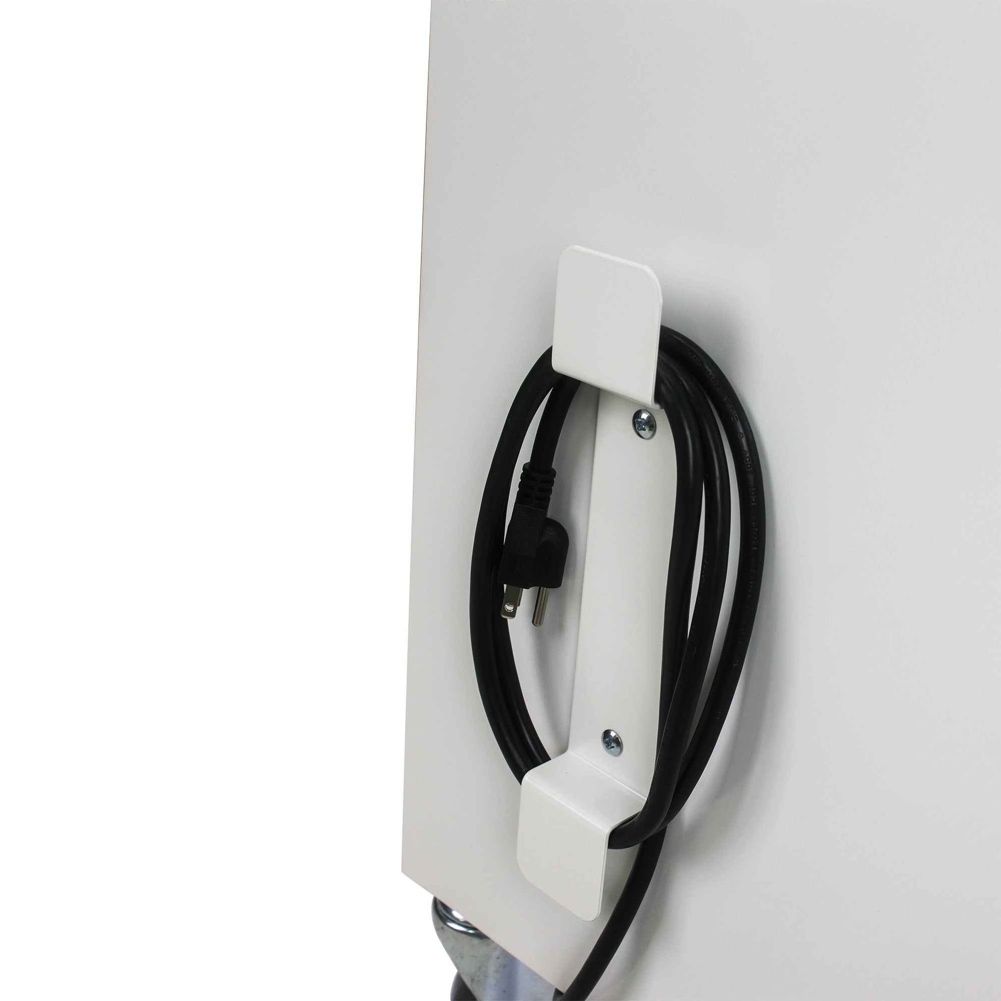 30+2Bay Mobile School Charging Cart Station for Chromebook, Tablet and Laptop Computer with Power Strip Included, Assembly Required-WHITE