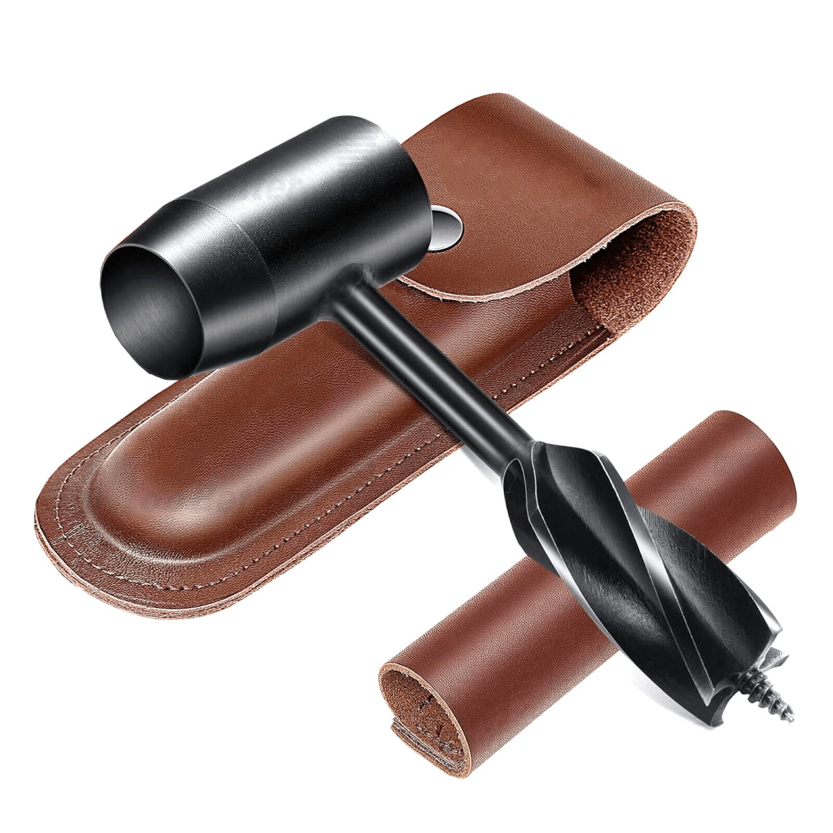 Outdoor Survival Wood Drill Tool Manual Hand Auger Wrench for Bushcraft Handyman - HomeDIYer