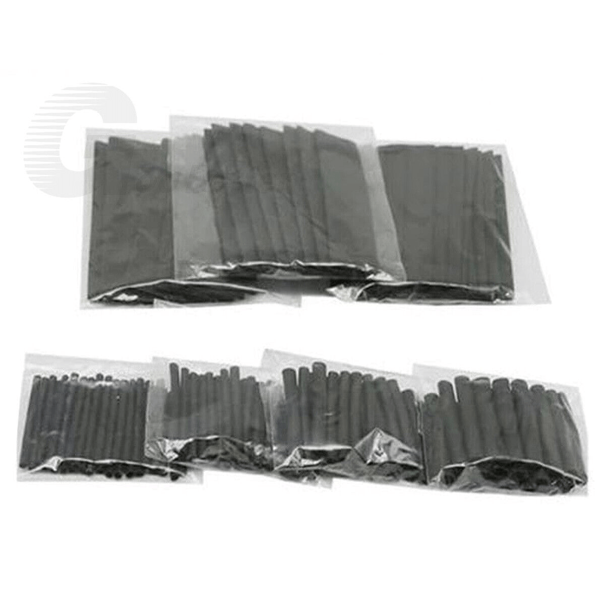 127Pcs Heat Shrink Tubing Black Heat Shrink Tubing Sleeving | HomeDIYer - HomeDIYer