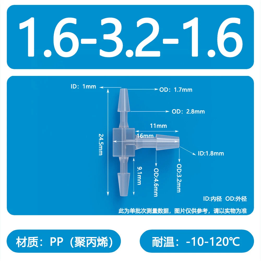 Plastic Pagoda Tubes Reducer Joint 2 3 4Way Hose Connector Tube Splitter Fitting