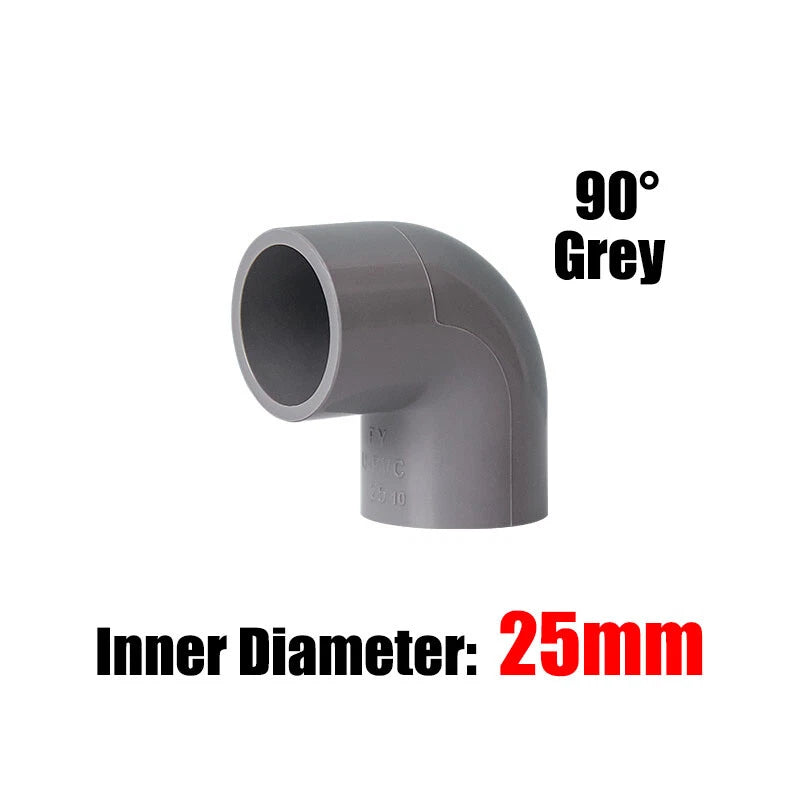 PVC 3 4 5 6-Way Elbow Connector Direct Pipe Fittings 20-110mm White Blue Grey