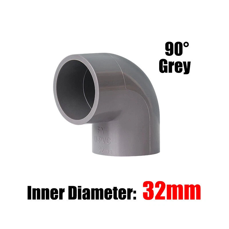 PVC 3 4 5 6-Way Elbow Connector Direct Pipe Fittings 20-110mm White Blue Grey