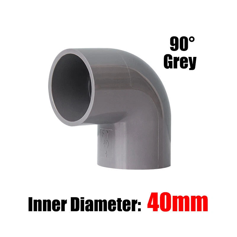 PVC 3 4 5 6-Way Elbow Connector Direct Pipe Fittings 20-110mm White Blue Grey