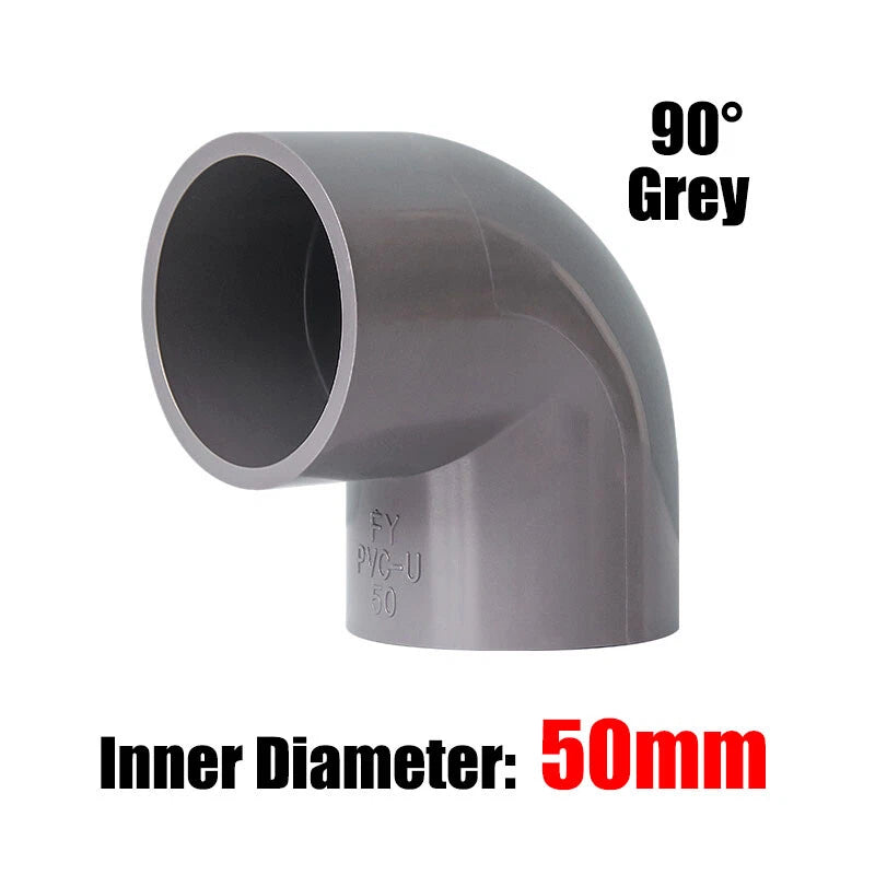 PVC 3 4 5 6-Way Elbow Connector Direct Pipe Fittings 20-110mm White Blue Grey