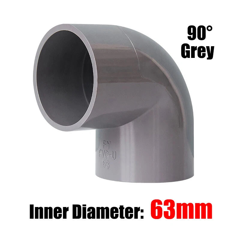 PVC 3 4 5 6-Way Elbow Connector Direct Pipe Fittings 20-110mm White Blue Grey