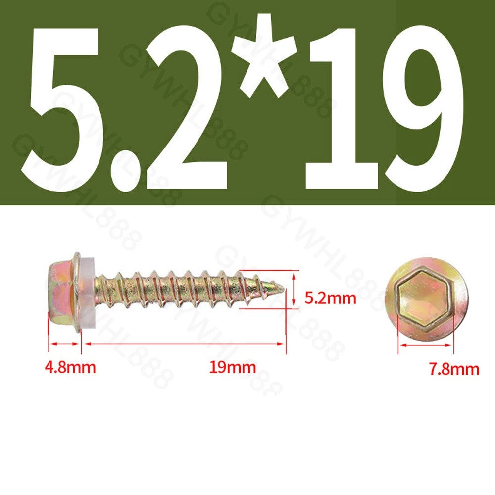 410 & A2 Stainless Hex Head Self‑Drilling Tek Screws – for Metal Roofing & Sheeting