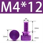 M3 M4 Anodized Aluminum Thumb Screws — Knurled Head Hand Bolts for PC Case, Fishing Rigs & DIY Projects