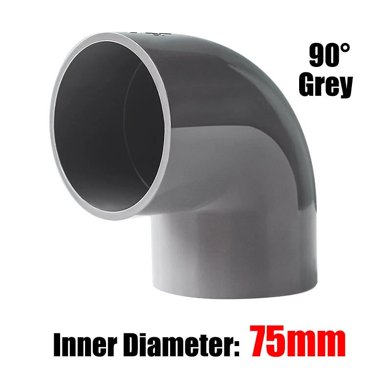PVC 3 4 5 6-Way Elbow Connector Direct Pipe Fittings 20-110mm White Blue Grey