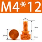 M3 M4 Anodized Aluminum Thumb Screws — Knurled Head Hand Bolts for PC Case, Fishing Rigs & DIY Projects