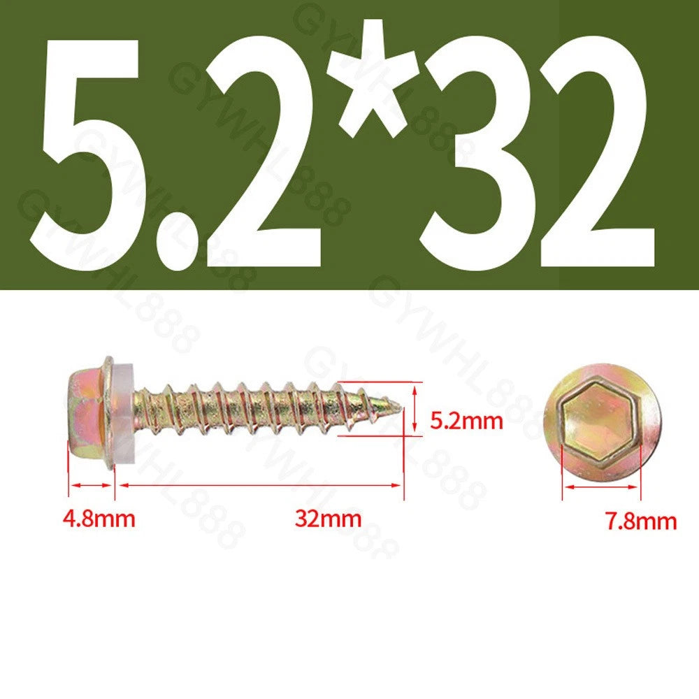 410 & A2 Stainless Hex Head Self‑Drilling Tek Screws – for Metal Roofing & Sheeting